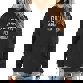 Destin Florida Fl Vintage Established Sports Design Women Hoodie Graphic Print Hooded Sweatshirt