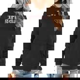 Girldad Girl Dad Vintage Distressed Women Hoodie Graphic Print Hooded Sweatshirt