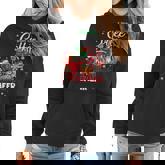 I Run On Coffee And Christmas Cheer Funny Coffee Lover  V2 Women Hoodie Graphic Print Hooded Sweatshirt