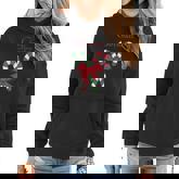 Merry Christmas Candy Canes Shirt Women Hoodie Graphic Print Hooded Sweatshirt