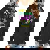 Shes My Drunker Half Matching Couple Boyfriend Mardi Gras  Women Hoodie