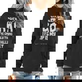 Womens Cheer Dad The Only Thing I Flip Is My Wallet Fathers Day  Women Hoodie