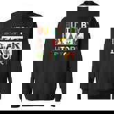 Built By Black History For Black History Month  Sweatshirt