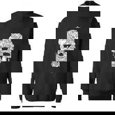 Cat Skull Halloween Funny Goth Punk Emo Graphic Gift Men Women Sweatshirt Graphic Print Unisex
