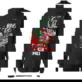 I Run On Coffee And Christmas Cheer Funny Coffee Lover  V2 Men Women Sweatshirt Graphic Print Unisex