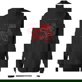 Japanese Aesthetic Dragon Kanji Men Women Sweatshirt Graphic Print Unisex