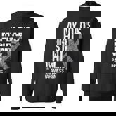 Parkinsons Disease Awareness DadS Fight Silver Ribbon Gift  Sweatshirt