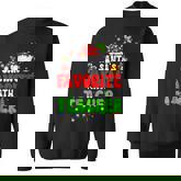 Santas Favorite Dance Teacher Group Matching Christmas 2022  Men Women Sweatshirt Graphic Print Unisex