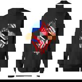 Trinidad And Tobago Blood Inside Me  | Flag Gift Men Women Sweatshirt Graphic Print Unisex