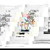 Cute Christmas Snowman Cheerful Pillow