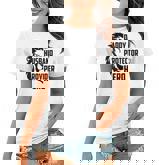 Womens Husband Daddy Protector Hero Lion  Fathers Day Daddy  Women T-shirt