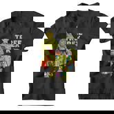 Christmas Dinosaur Kids Boys Men Christmas Lights Tree Rex V2 Youth T-shirt