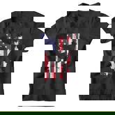 Rooster Patriotic Chicken 4Th Of July Usa Flag Youth T-shirt