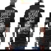 Awesome Dads Have Tattoo Beards Ride Motorcycles Fathers Day Men's T-shirt Back Print