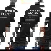 Dad Tax Dad Tax Definition Fathers Day Men's T-shirt Back Print