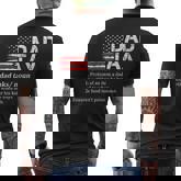 Dad Tax Definition Dad Lover Fathers Day 2023 Men's T-shirt Back Print