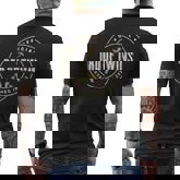 Dad Of Twins 2023 New Dad To Be Expecting Daddy Of Twins Men's T-shirt Back Print