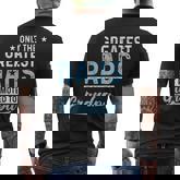 Greatest Dads Get Promoted To Grandpa Fathers Day Men's T-shirt Back Print