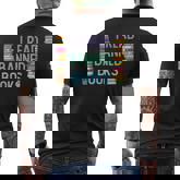 I Am With The Banned Books  Funny I Read Banned Books  Mens Back Print T-shirt