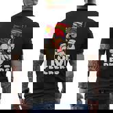 Lgbt Rainbow Flag Rooster Pun I Love Peckers Gay Chicken Dad Men's T-shirt Back Print