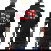 Retro Dive Galapagos Scuba Diver Vintage Dive Flag Diving Men's T-shirt Back Print