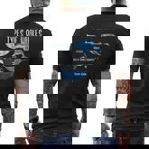 Types Of Whales Chart Whale Lover Men's T-shirt Back Print