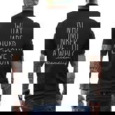 What Number Are We On Funny Cheer Dance Dad  Mens Back Print T-shirt