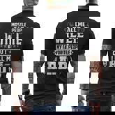 Willie Name Fathers Day Personalized Dad Men's T-shirt Back Print