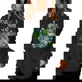 Respect Your Mother  Vintage Earth Day  Women Crewneck Graphic Sweatshirt