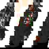 Retro Christmas Holly Jolly Vibes Women Crewneck Graphic Sweatshirt