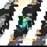 Respect Your Mother Earth Planet Day Green Environmentalist  Women Graphic Long Sleeve T-shirt