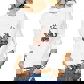 Funny Christmas Santa Cocoa Women Graphic Long Sleeve T-shirt