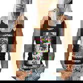 Messy Bun Hair Glasses New Orleans Carnival Mardi Gras Mama  V2 Women Tank Top Basic Casual Daily Weekend Graphic