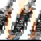 Womens Two Titles Aunt Godmother Mothers Day Aunty Auntie Women  Women Tank Top Basic Casual Daily Weekend Graphic