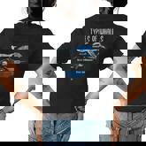 Types Of Whales Chart Funny Whale Lover Gifts  Women's Crewneck Short Sleeve Back Print T-shirt