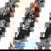 Thread Science Cereal Killer Skull Serial Food Milk Horror Funny Women Flowy Tank