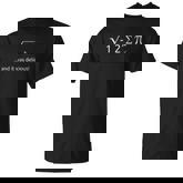 I Ate Some Pie And It Was Delicious Math Pun T-shirt