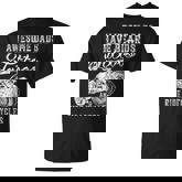 Awesome Dads Have Tattoo Beards Ride Motorcycles Fathers Day T-shirt