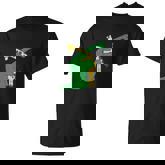 Giraffe Dinosaur Hug Love Dino Animals Safari Halloween Shirt T-shirt