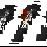 Lgbt Rainbow Flag Rooster Pun I Love Peckers Gay Chicken Dad T-shirt