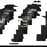 Retro Birthday Legends Were Born In 1982 September T-shirt