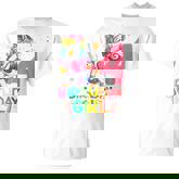 4 Year Old Dabbing Unicorn 4Th Birthday Girl Girls T-shirt