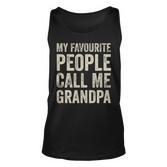Lieblingsmensch Opa Unisex TankTop, My Favourite People Call Me Grandpa