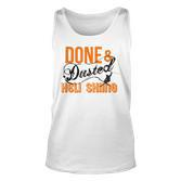 Done And Dusted Heli Skifahren Heliboarden Tank Top