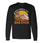 Best Bengal Cat Dad Ever Langarmshirts