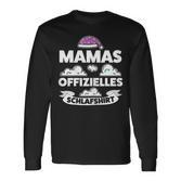 Damen Mamas Offizielles Schlaf Pyjama Mama Langarmshirts