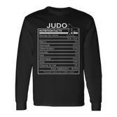 Judo Nutrition Facts Sarkastisches Judo Girl Langarmshirts