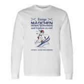 Skifahren Und Trinken V2 Long Sleeve T-Shirt