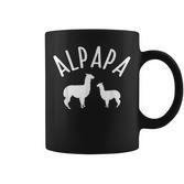 Alpapa Alpaka Herren Tassen, Lustiges Vatertag Geburtstagsgeschenk für Papa