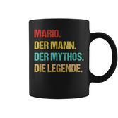 Herren Mario Der Mann Der Mythos Die Legende Tassen